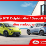 รับซื้อ BYD Dolphin Mini / Seagull มือสอง เช็กราคาก่อนขาย